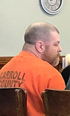 Gary Lee being sentenced, wearing orange jumpsuit.