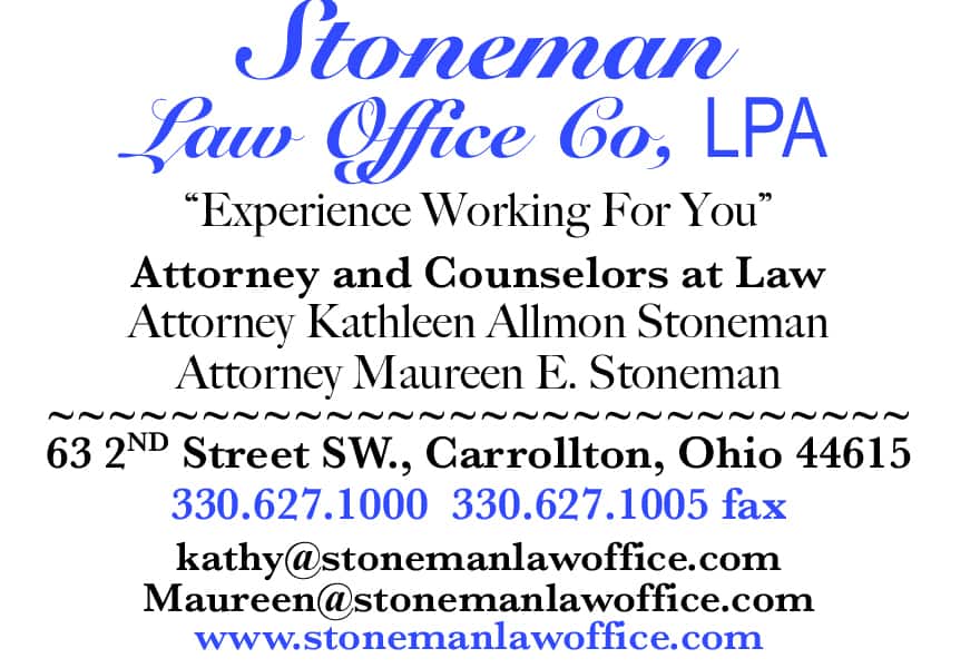 Stoneman Law Office Ad